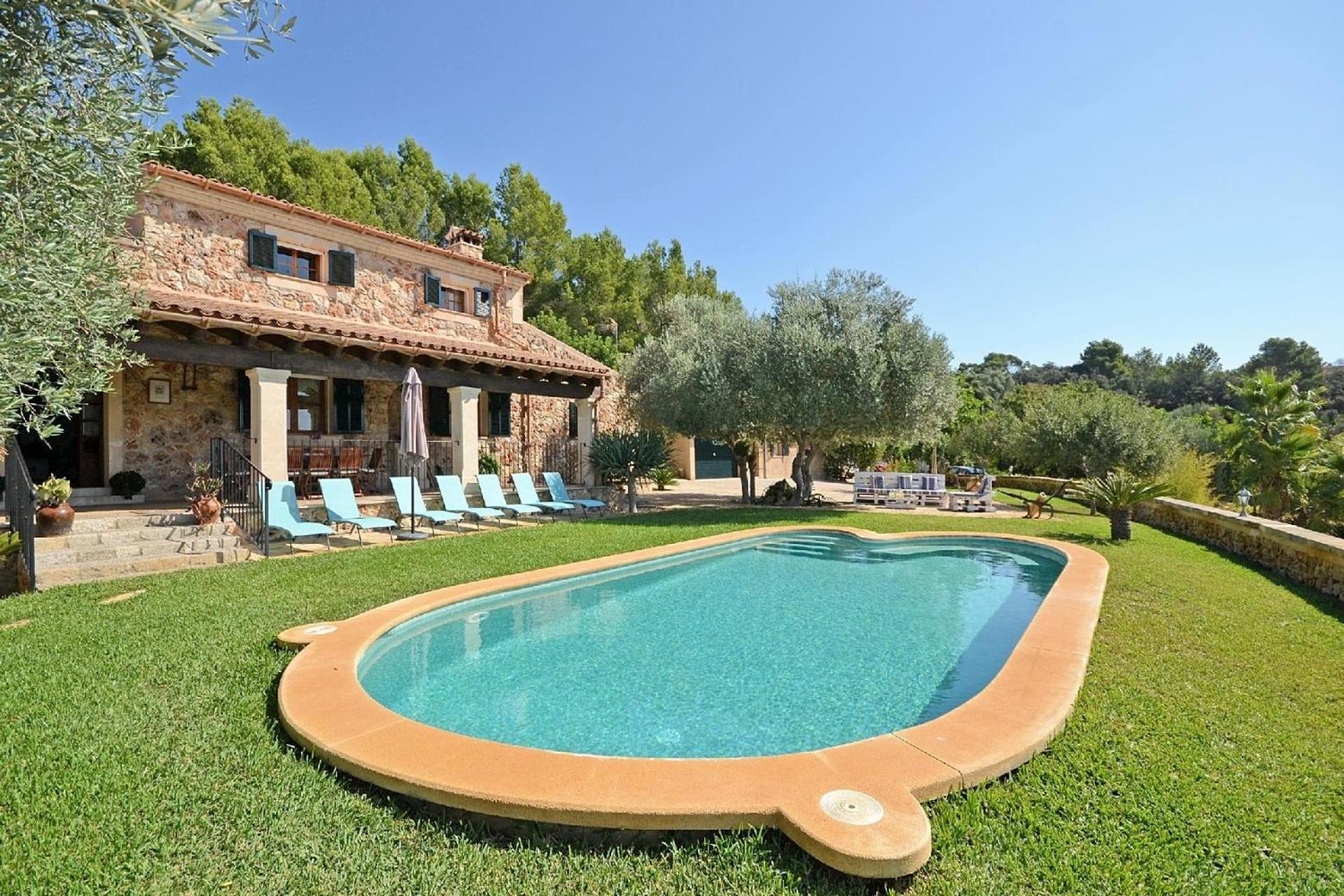 Ferienhaus Mit Privatpool Fuer 6 Personen Ca 250 Qm In Sineu, Mallorca Binnenland Von Mallorca Bagian luar foto